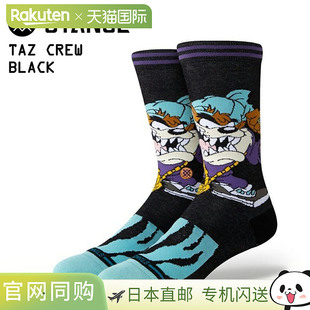 a545c24taz 日本直邮STANCE 运动袜黑色 CREW blk TAZ