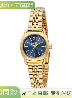 日本直邮ES1L473M0065 ESPRIT 石英深蓝色女士手表