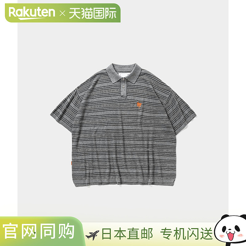 TIGHT BOOTH TBPR / 边框针织 POLO 衫 / 2 种颜色 9086-T ARK