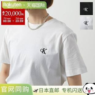 短袖 男款 Klein 圆领棉质徽标 女款 Jeans J30J314544 Calvin 恤