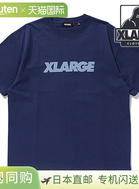 日本直邮XLARGE 标准徽标短袖T恤 [101252011011 SU25] STANDARD