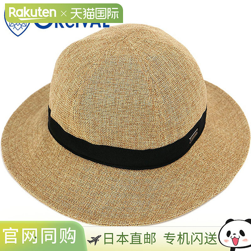 日本直邮ORCIVAL 6 片式天然帽子 OR-H0281-RLP SS25 6 片式天然