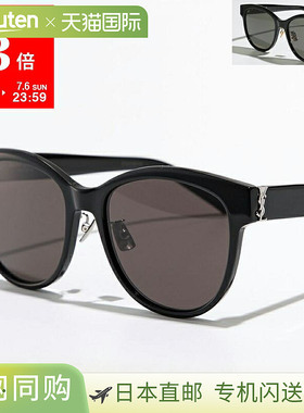 SAINT LAURENT 圣罗兰太阳镜 SL M107 K 女士圆框型卡珊德拉标志