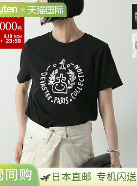 DEVASTEE 女式短袖 T 恤 (R3SMTP015)棉质圆领徽标印花颜色