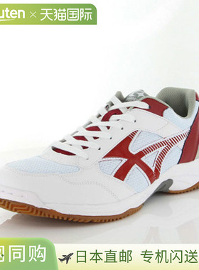日本直邮Moonstar 男女运动鞋 MS 1500T 白色/红色 MOONSTAR 1122