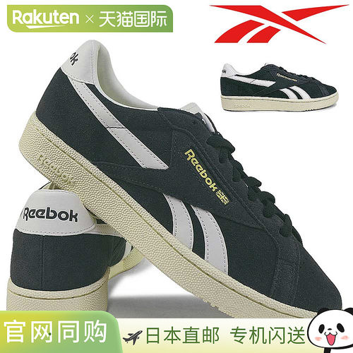 日本直邮Reebok CLUB C GROUNDS UK 男女士运动鞋采用天然皮革制2