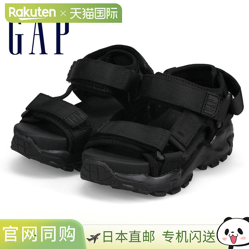 日本直邮GAP 儿童运动凉鞋女孩和男孩厚底儿童鞋凉鞋青少年易于行