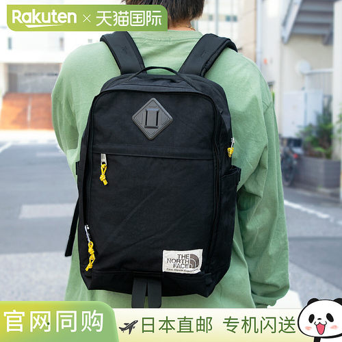 日本直邮THE NORTH FACE 女士尼龙背包黑色 BERKELEY DAYPACK 25L