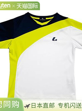 日本直邮LUCENT 衬衫 女士比赛衬衫 无领 绿色 短袖 上衣 吸汗 快