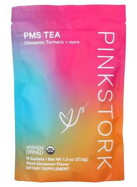 Pink Stork,PMS Tea, Warm Cinnamon, 15 Sachets, 1.3 oz (37.5