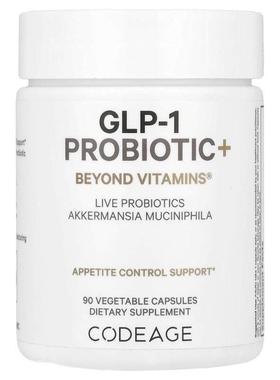 Codeage,GLP-1 益生菌+，90 粒素食胶囊