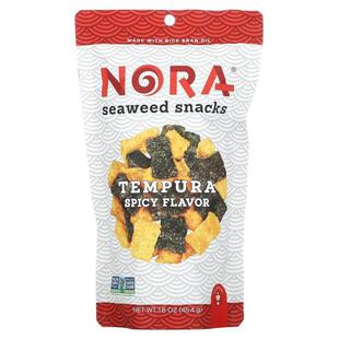 Nora Snacks,海藻零食，Tempura Original，1.6 盎司（45.4 克）