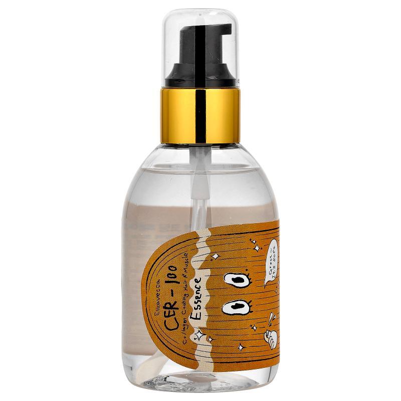伊丽莎白,CER-100 胶原蛋白涂层头发 A+ 肌肉精华，5.07 液量盎司