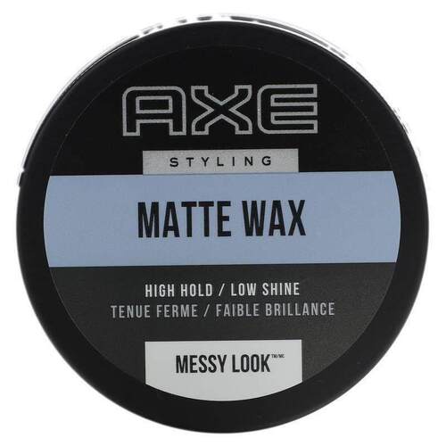 Axe,Styling Matte Wax, High Hold, Low Shine, 2.64 oz (75 g)