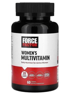 Force Factor,Women's Multivitamin, 60 Tablets