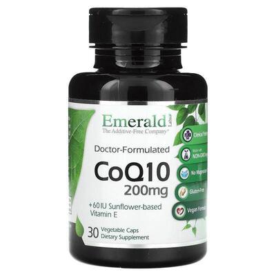 Emerald Laboratories,CoQ10, 200 mg, 30 Vegetable Caps