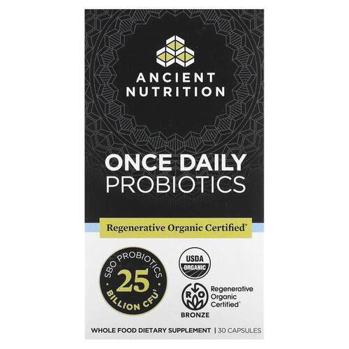 Dr. Axe / Ancient Nutrition,Once Daily Probiotics, 25 Billio