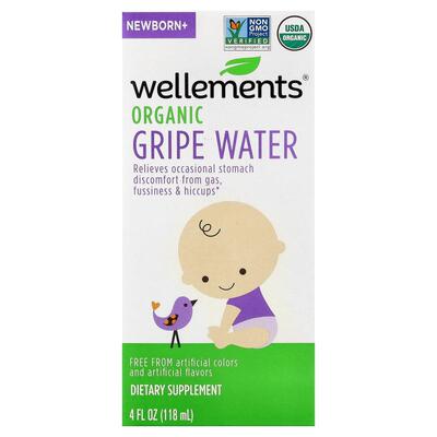 Wellements,婴幼儿，驱风剂，，4液体盎司（120毫升）