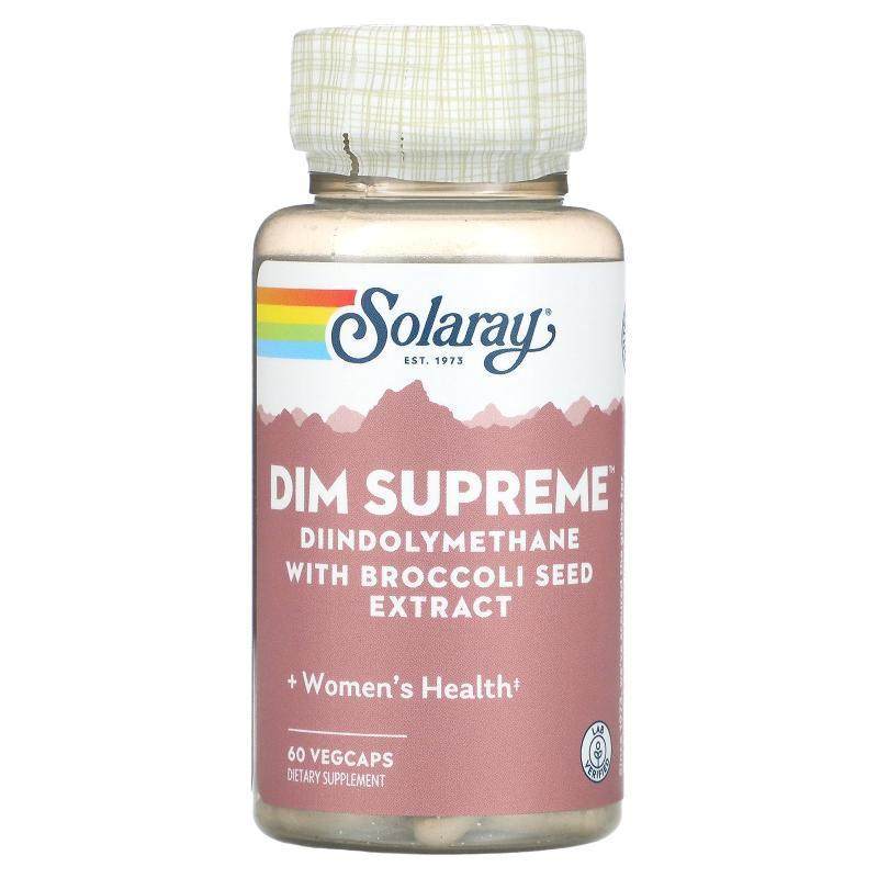 Solaray,DIM Supreme，60 粒素食胶囊