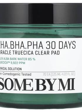 莎柏蜜,AHA/BHA/PHA 30 天 Miracle Truecica 清洁爽肤垫，70 片4