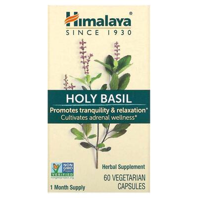 Himalaya,Holy Basil, 30 Vegetarian Capsules