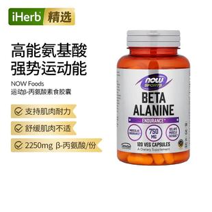Now诺奥运动β-丙氨酸耐力提升健身运动肌肉提升高含量护肌肉训练