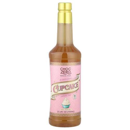 ChocZero,Premium Syrup, Cupcake, Sugar Free
