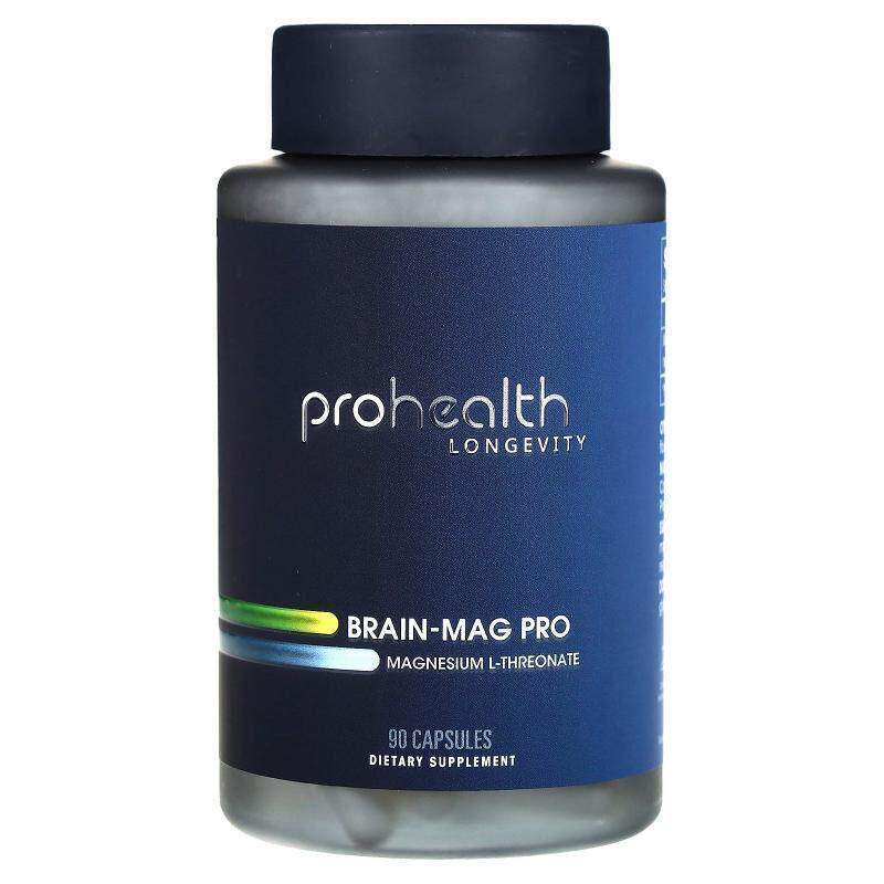 ProHealth Longevity,Brain-Mag Pro, Magnesium L-Threonate, 90