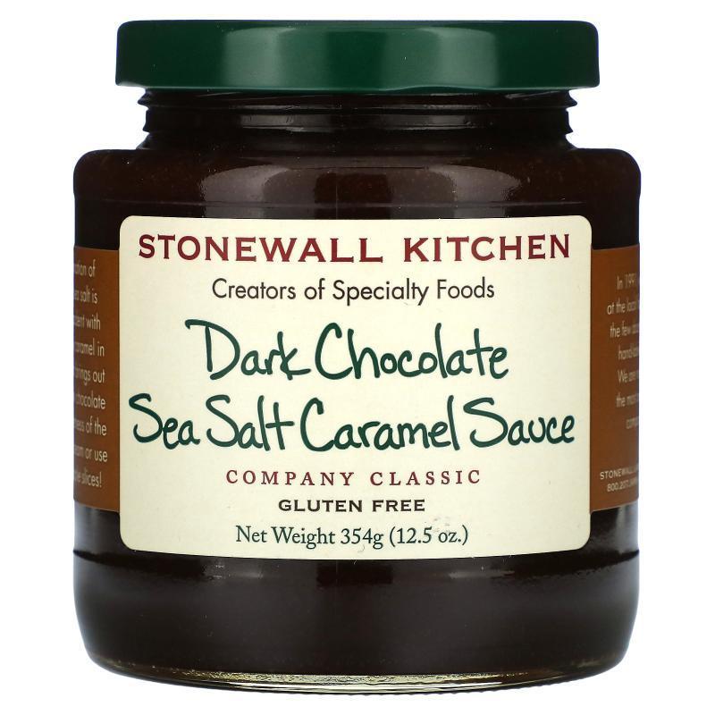 Stonewall Kitchen,Dark Chocolate Sea Salt Caramel Sauce
