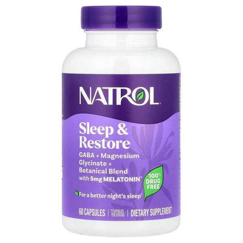 Natrol,睡眠与修复胶囊，60 粒
