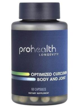 ProHealth Longevity,Optimized Curcumin, Body and Joint, 60 C