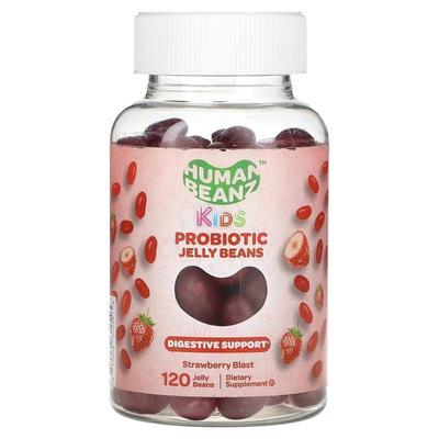 Human Beanz,Kids, Probiotic Jelly Beans, Strawberry Blast, 1