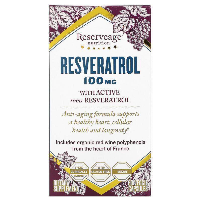 Reserveage Nutrition,白藜芦醇