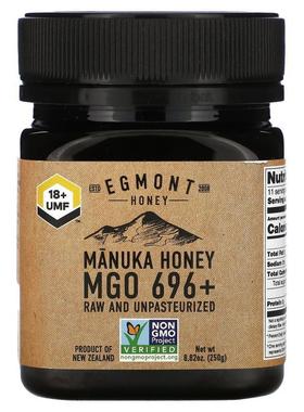 Egmont Honey,麦卢卡蜂蜜，未加工，MGO 150+，8.82 盎司（250 克