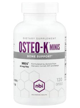 NBI Health,Osteo-K® Minis, 120 Capsules
