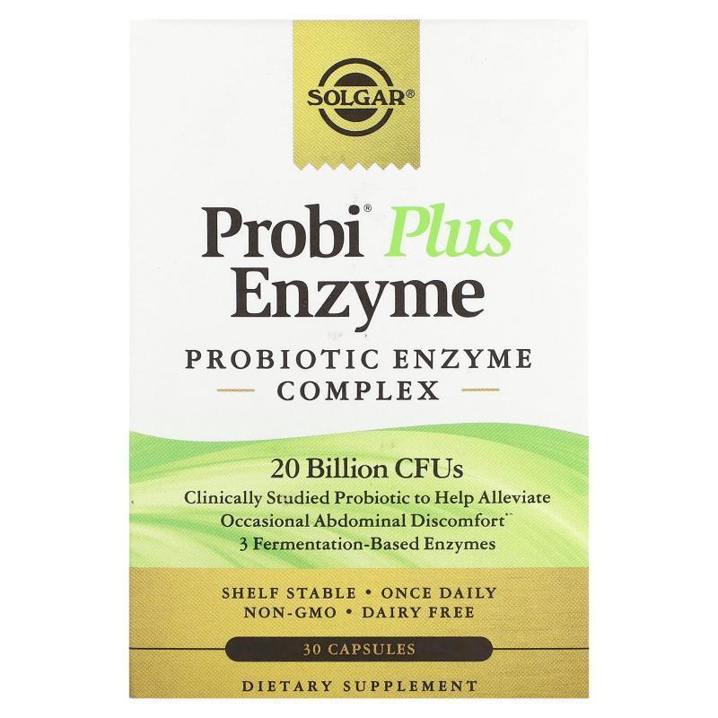 索尔加,Probi Plus Enzyme, Probiotic Enzyme Complex, 20 Billi