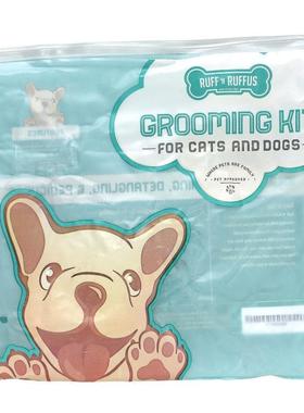 Ruff 'N Ruffus,Grooming Kit for Cats and Dogs, Deshedding Br