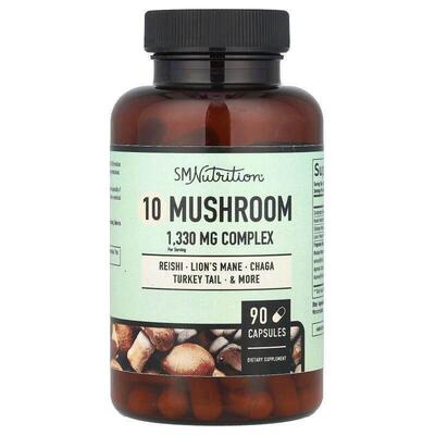 SMNutrition,10 Mushroom Complex , 90 Capsules