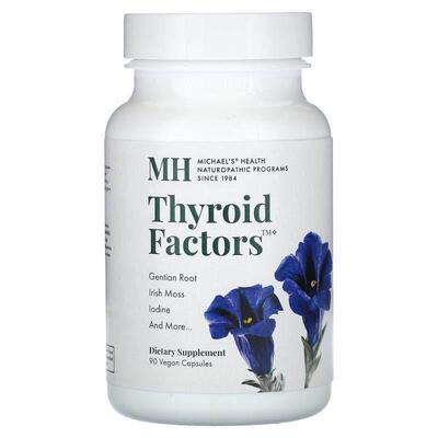 Michael's Naturopathic,Thyroid Factors, 90 Vegan Capsules