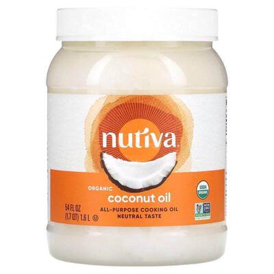 Nutiva优缇 精制椰子油 炒菜烹饪凉拌食用油