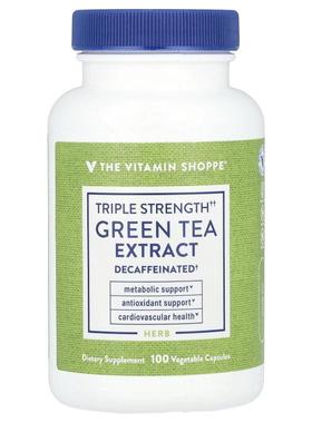 The Vitamin Shoppe,Green Tea Extract, Triple Strength