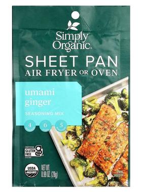 Simply Organic,Sheet Pan Seasoning Mix, Umami Ginger, 0.99 o