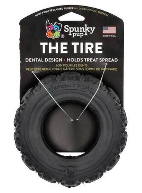 Spunky Pup,The Tire Chew Toy, Large, 1 Count