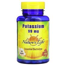 Nature's Life,Potassium, 99 mg, 250 Tablets