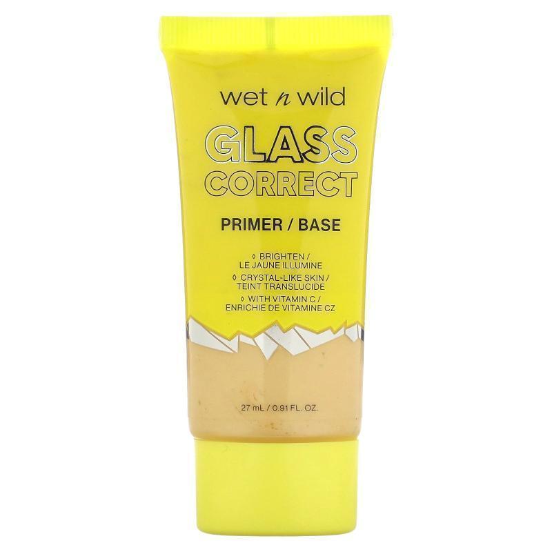 wet n wild,Glass Correct Primer, Yellow, 0.91 fl oz (27 ml)