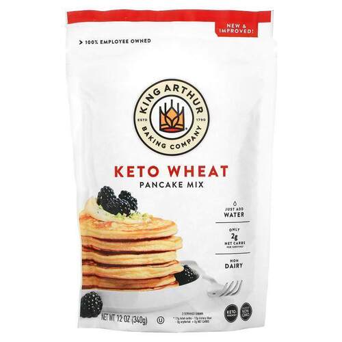 King Arthur Flour,Carb-Conscious 煎饼粉，12 盎司（340 克）