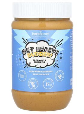 Bark Bistro Company,Gut Health Budder，花生酱，狗狗专用，蓝1