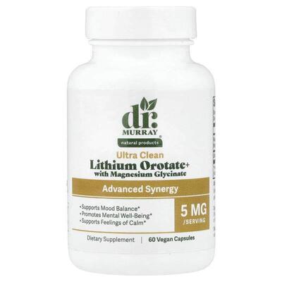 Dr. Murray's,Lithium Orotate With Magnesium Glycinate, 60 Ve