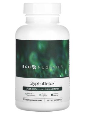 Econugenics,GlyphoDetox, Glyphosate + Pesticide Defense, 60