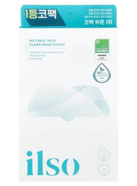ilso,Natural Mild Clear Nose Patch, 10 Patches